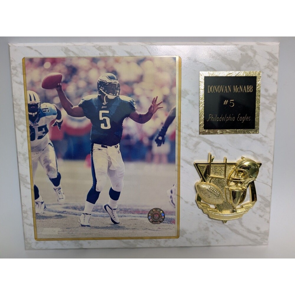 Vintage Donovan McNabb Display Plaque With Changeable Picture 12x15